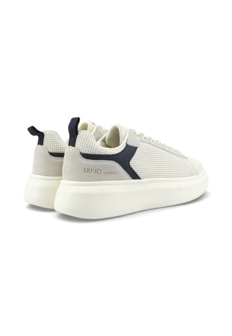 LIU JO Sneakers Uomo Bianco Blu 7B6001PX355S3703-PE26