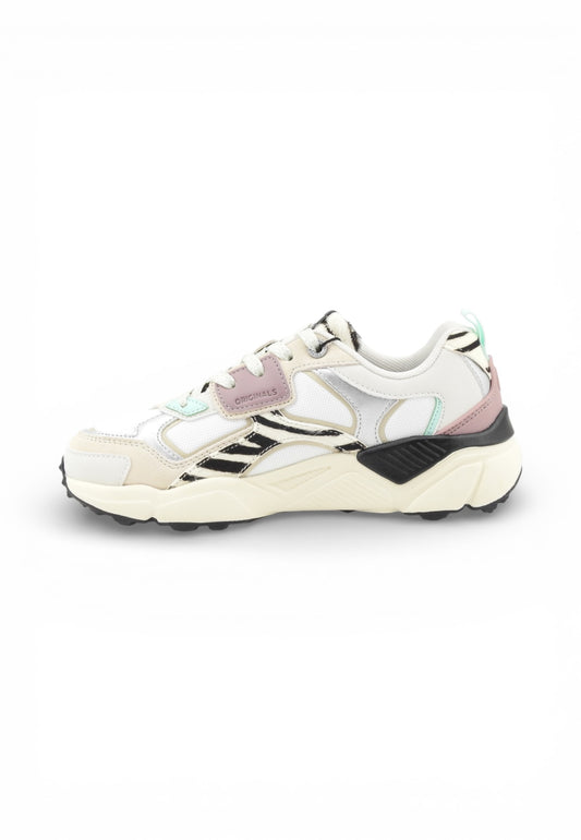 COLMAR Sneakers Donna Bianco Nero Animalier GARNERZ080-PE26