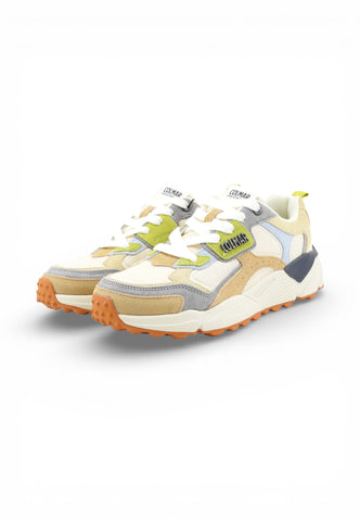 COLMAR Sneakers Uomo Beige Azzurro Verde GARNERC024-PE26