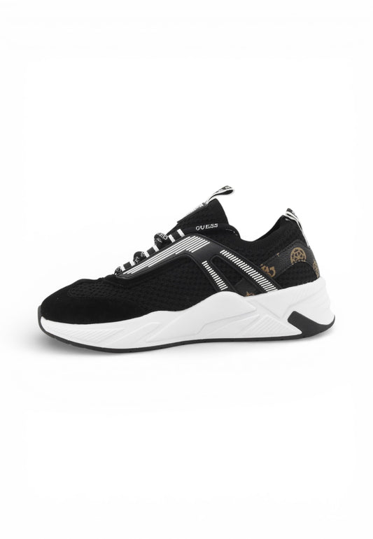 GUESS Sneakers Donna Nero Bianco FLPGENFAL12-PE26-BLACK