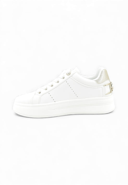 GUESS Sneakers Donna Bianco Oro FLPWESELE12-PE26-WHIGO