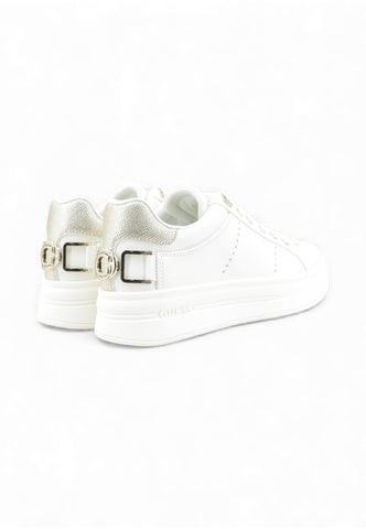 GUESS Sneakers Donna Bianco Oro FLPWESELE12-PE26-WHIGO