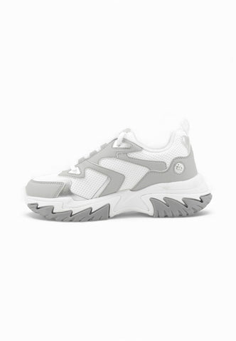 GUESS Sneakers Donna Bianco Grigio FLPNTSELE12-PE26-LGREY