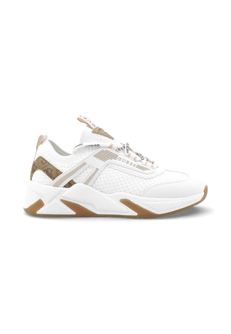 GUESS Sneakers Donna Bianco Beige FLPGENFAP12-PE26-WHITE