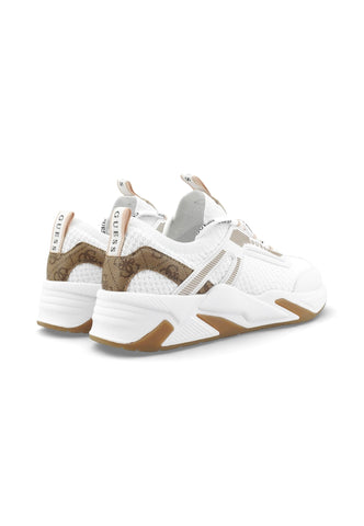 GUESS Sneakers Donna Bianco Beige FLPGENFAP12-PE26-WHITE
