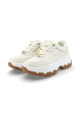 GUESS Sneakers Donna Bianco Beige FLFBRTPEL12-PE26-CREAM