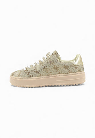 GUESS Sneakers Donna Beige Oro FLJD13FAM12-PE26-GOLD