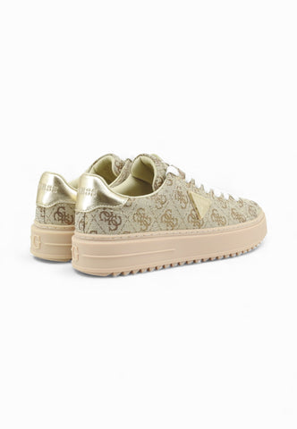 GUESS Sneakers Donna Beige Oro FLJD13FAM12-PE26-GOLD