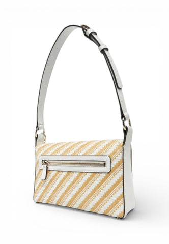 GUESS Borsa A Spalla Donna Beige Bianco HWWG7691190-PE26-CGM