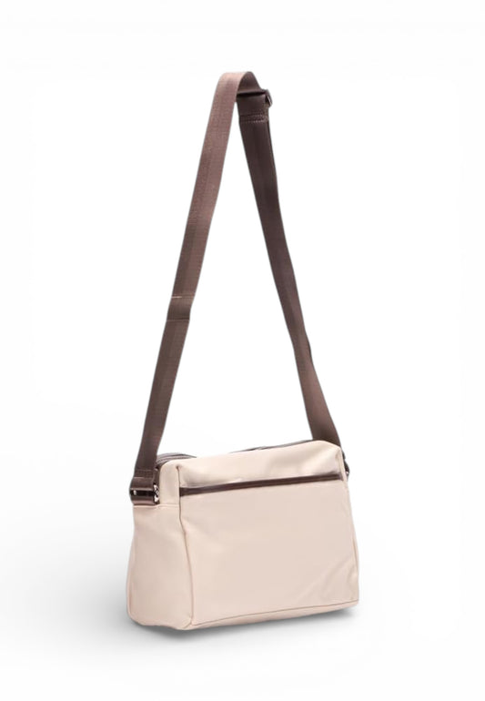 MANDARINA DUCK Borsa Tracolla Donna Bianco Marrone P10VCT19-PE26-591