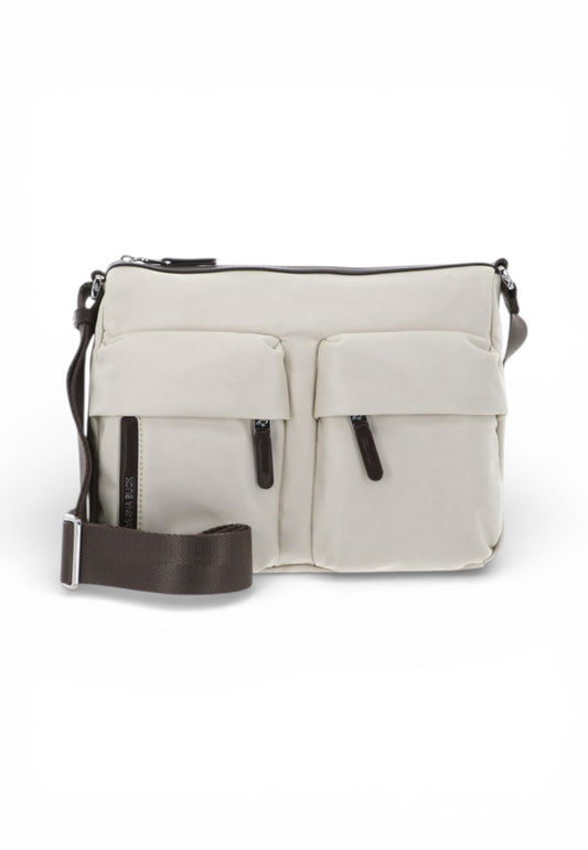 MANDARINA DUCK Borsa Tracolla Donna Bianco Marrone P10VCT18-PE26-591