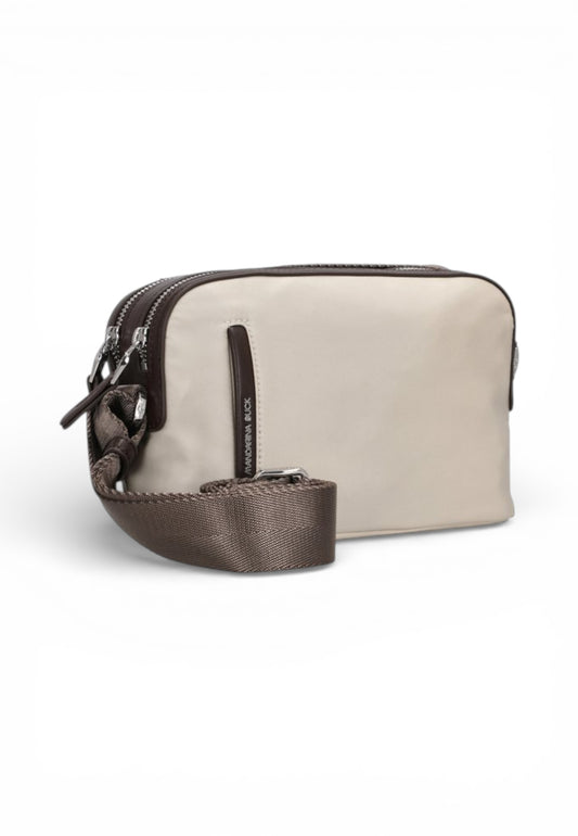 MANDARINA DUCK Borsa Tracolla Donna Bianco Marrone P10VCT02-PE26-591