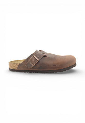 BIRKENSTOCK Ciabatte Boston NF Marrone 860133-PE26