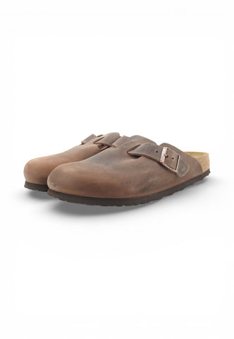 BIRKENSTOCK Ciabatte Boston NF Marrone 860133-PE26