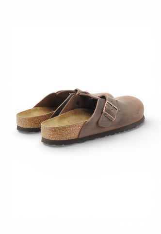 BIRKENSTOCK Ciabatte Boston NF Marrone 860133-PE26