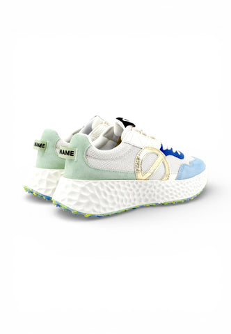 NO NAME Sneakers Donna Bianco Azzurro Verde NNVEKI04VE-PE26