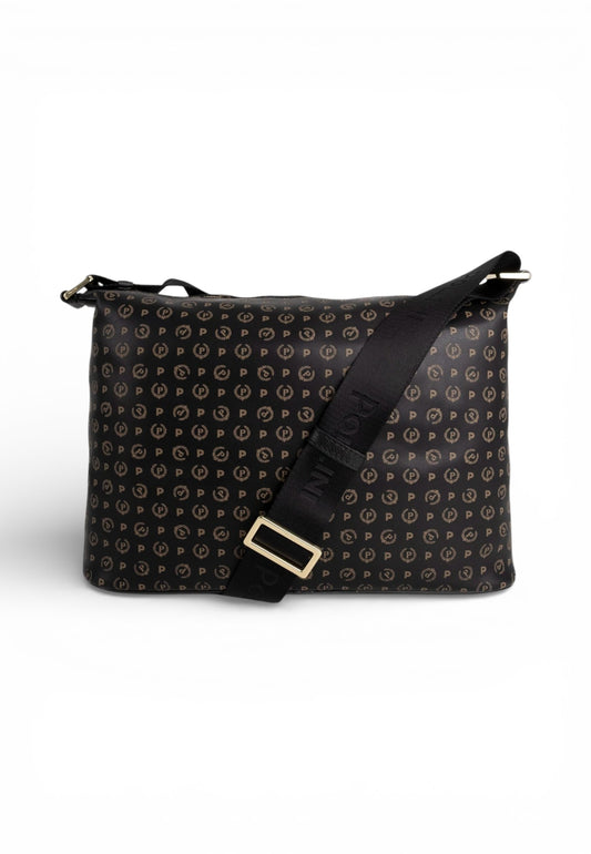 POLLINI Borsa A Spalla Donna Nero Beige TE8400PP02Q2600A-PE26