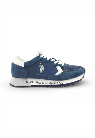 U.S. POLO ASSN. Sneakers Uomo Blu Bianco CLEEF011-PE26-BLU004