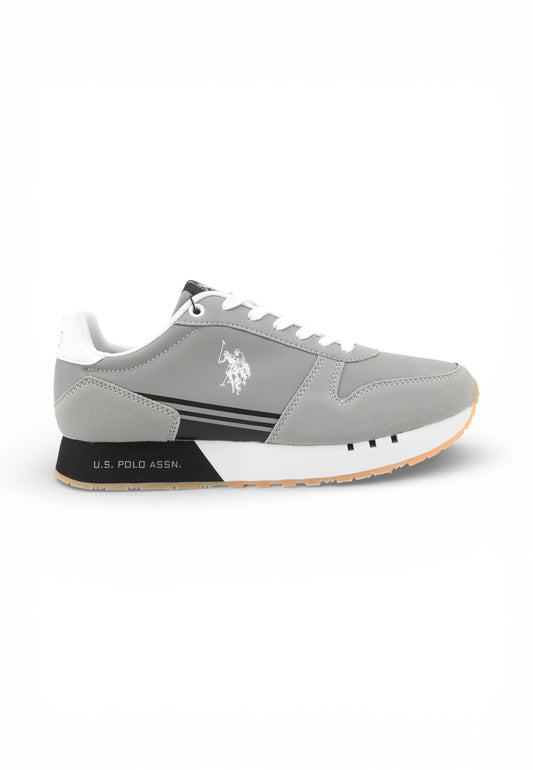 U.S. POLO ASSN. Sneakers Uomo Grigio Bianco DENI001-PE26-LGR002