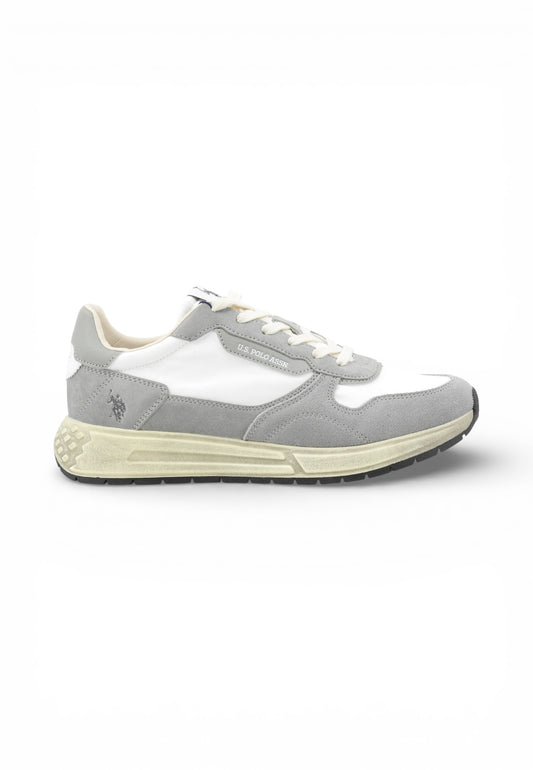 U.S. POLO ASSN. Sneakers Uomo Grigio Bianco SENEKA004A-PE26-WHI-LGR03