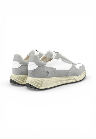 U.S. POLO ASSN. Sneakers Uomo Grigio Bianco SENEKA004A-PE26-WHI-LGR03