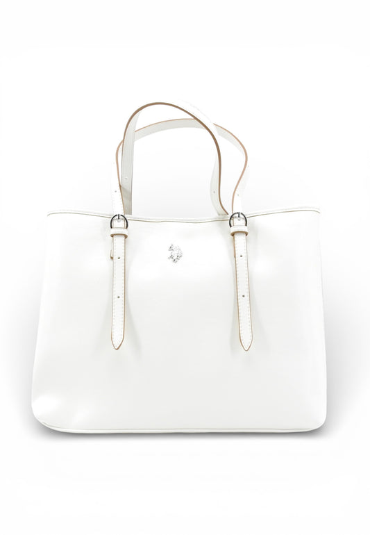 U.S. POLO ASSN. Borsa Shopper Donna Bianco BIU4B8935WVP802-PE26