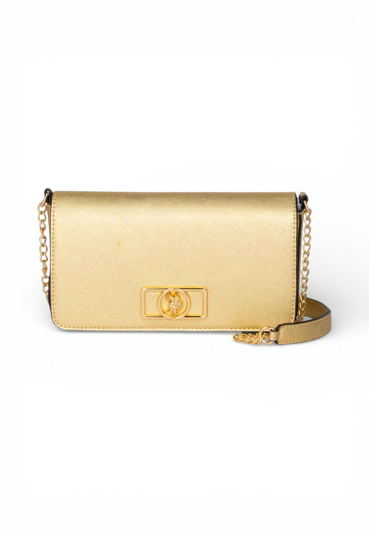 U.S. POLO ASSN. Borsa Tracolla Donna Oro BEUQC6456WVP904-PE26