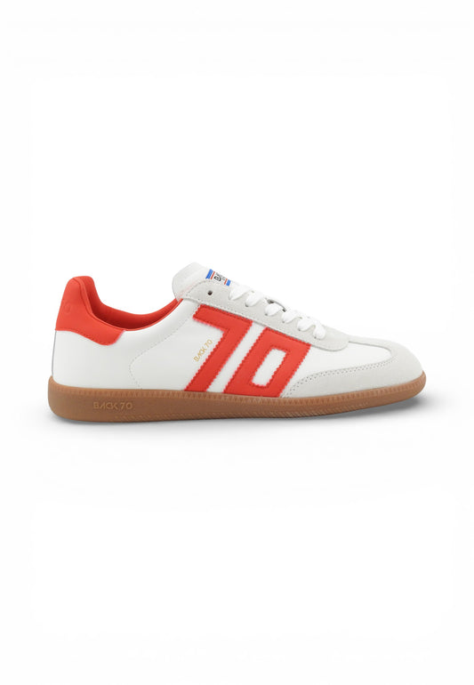 BACK 70 Sneakers Uomo Bianco Rosso 108006-000137-PE26