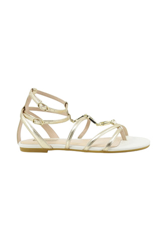 LIU JO Sandali Donna Bianco Oro SA6123EX02904178-PE26