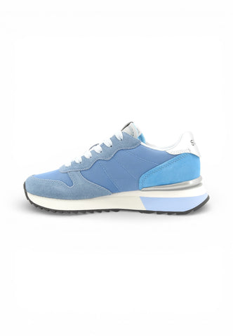 SUN68 Sneakers Donna Azzurro Glitter Z36214-PE26-56
