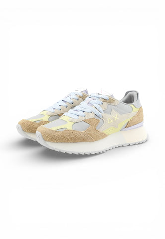 SUN68 Sneakers Donna Beige Azzurro Z36215-PE26-06