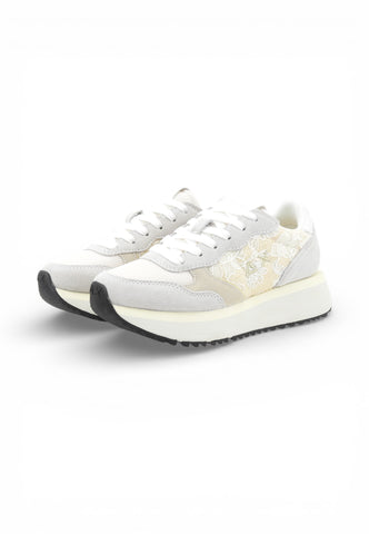 SUN68 Sneakers Donna Bianco Grigio Z36211-PE26-31