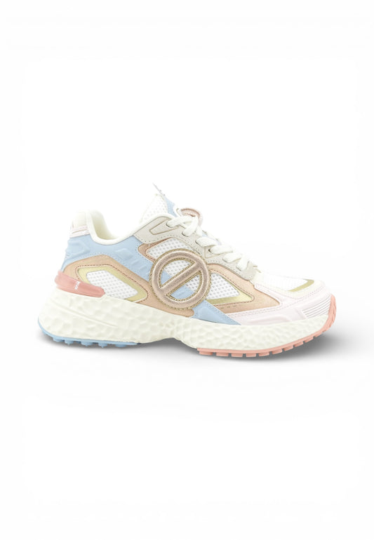 NO NAME Sneakers Donna Bianco Rosa Azzurro UNCY0006A0-PE26