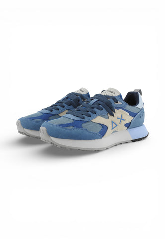 SUN68 Sneakers Uomo Azzurro Blu Bianco Z36118-PE26-56
