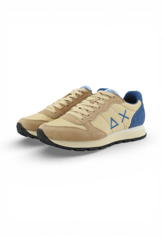 SUN68 Sneakers Uomo Beige Blu Z36106-PE26-16