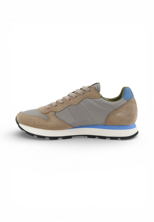 SUN68 Sneakers Uomo Beige Grigio Azzurro Z36101-PE26-98