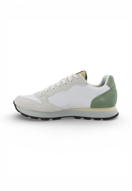 SUN68 Sneakers Uomo Bianco Beige Verde Z36106-PE26-01