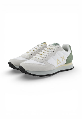 SUN68 Sneakers Uomo Bianco Beige Verde Z36106-PE26-01