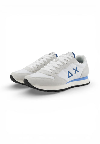 SUN68 Sneakers Uomo Bianco Grigio Azzurro Z36101-PE26-01