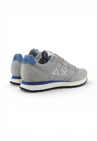 SUN68 Sneakers Uomo Grigio Azzurro Z36101-PE26-06