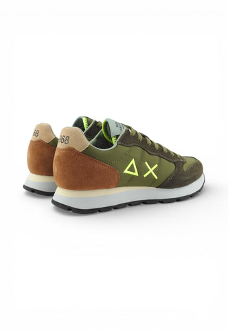 SUN68 Sneakers Uomo Verde Marrone Giallo Z36106-PE26-19