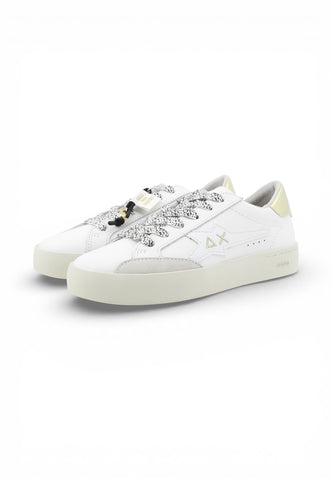 SUN68 Sneakers Donna Bianco Oro Z36242-PE26-01