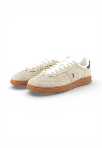 POLO RALPH LAUREN Sneakers Uomo Beige Nero 809P09753005-PE26
