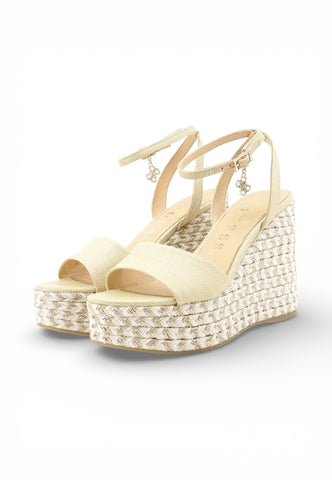 GUESS Sandali Tacco Donna Beige FLJERLELE04-PE26-NATU