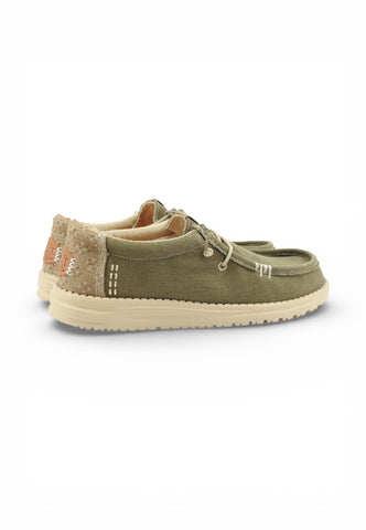 HEY DUDE Stringate Uomo Verde HD.43084-PE26-3YT
