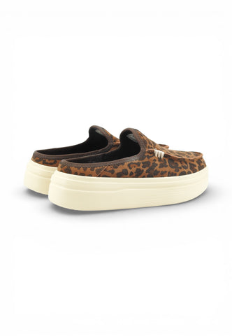 HEY DUDE Slip On Donna Marrone Nero Animalier HD.41272-PE26-2GA
