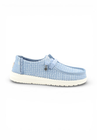 HEY DUDE Stringate Donna Azzurro HD.45203-PE26-4UG