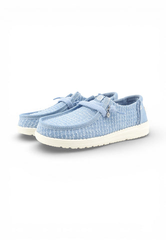 HEY DUDE Stringate Donna Azzurro HD.45203-PE26-4UG