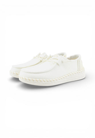 HEY DUDE Stringate Donna Bianco HD.43681-PE26-100