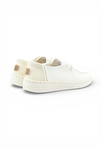 HEY DUDE Stringate Donna Bianco HD.43681-PE26-100